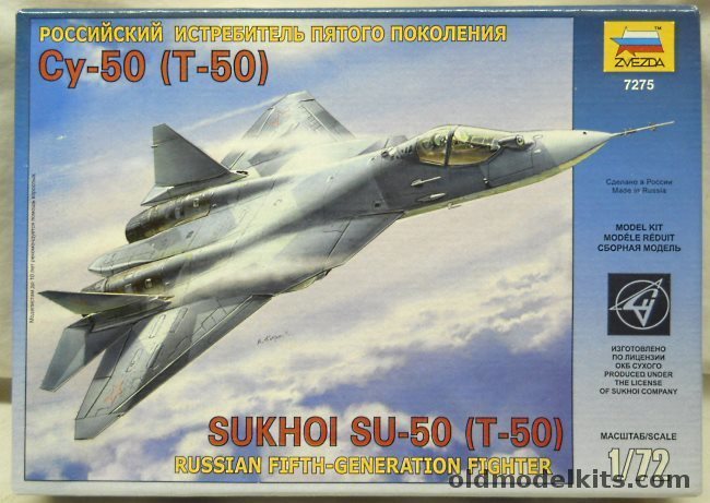 Zvezda 1/72 Sukhoi SU-50 / T-50, 7275 plastic model kit